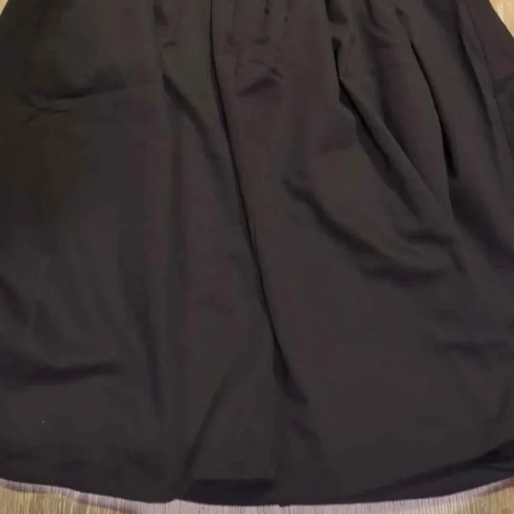 Disturbia despair floral embroidered tailored pleated pinafore midi skirt size 8 - Picture 4 of 4